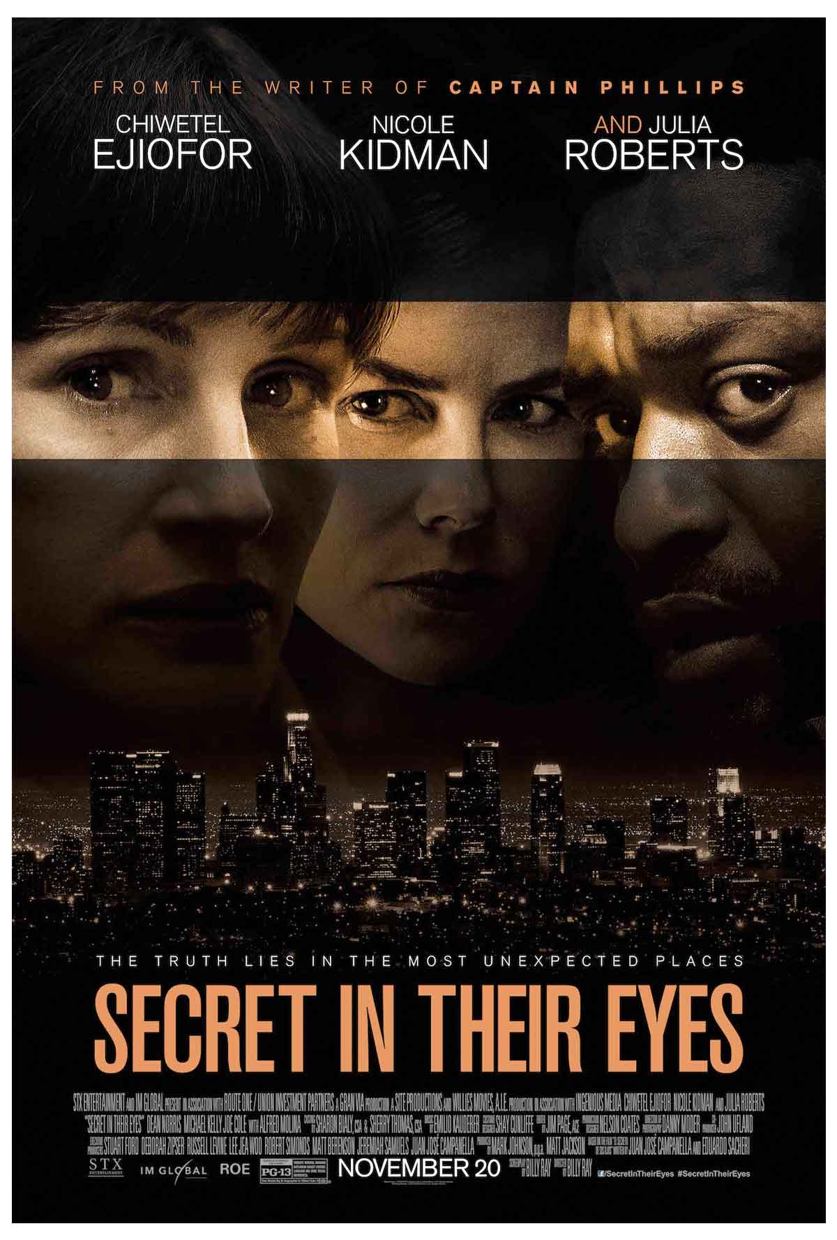 Yeni Secret in Their Eyes film afişi ve kadrosu belli oldu