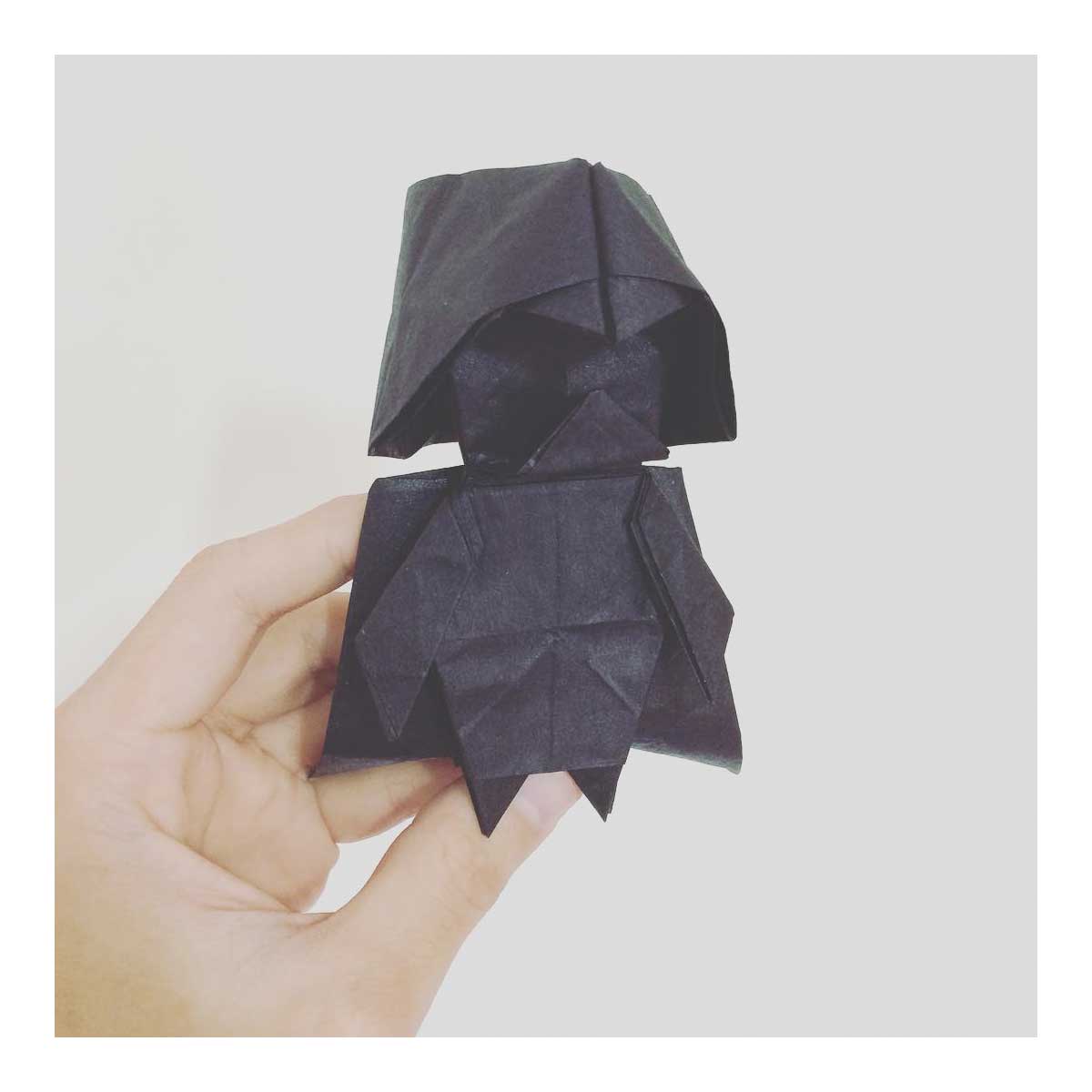 Origami ile Darth Vader Yapmak