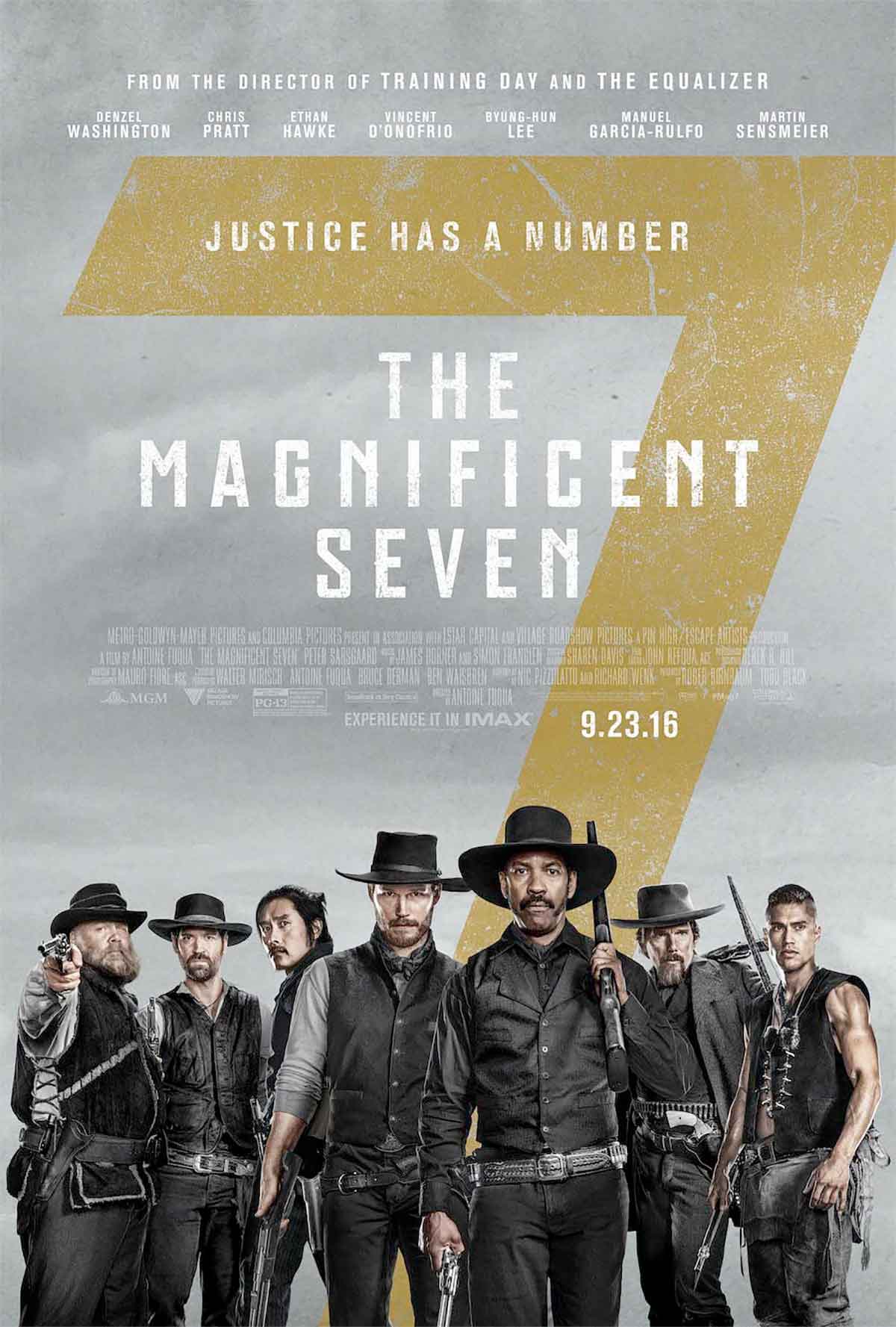 Magnificent Seven Yeni Poster ve Karakter Skeçleri Geldi